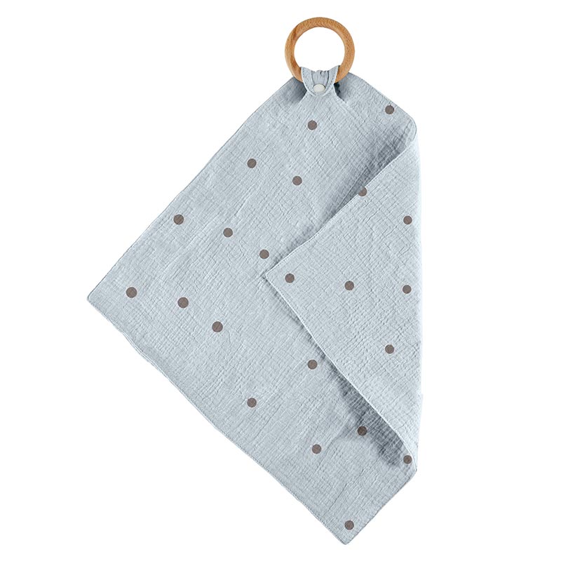 Mini Blankie Teether Dots