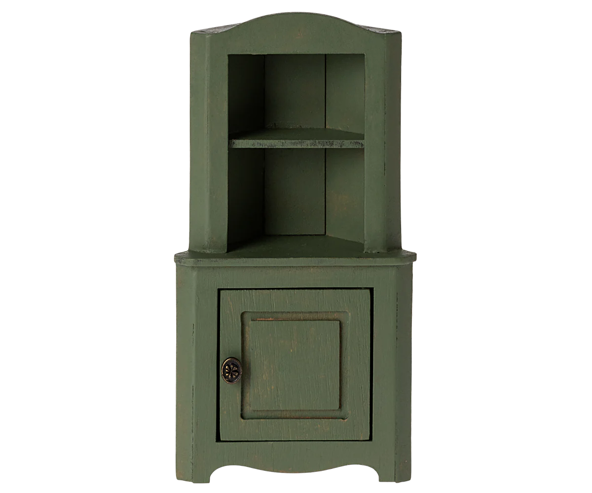 Corner Cabinet - Dark Green - Maileg Mouse