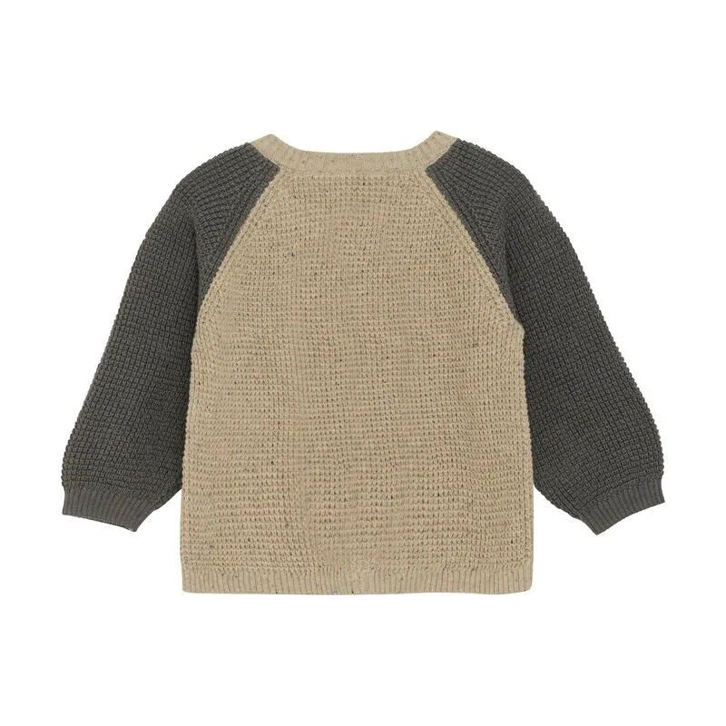 Beige Melange Cardigan
