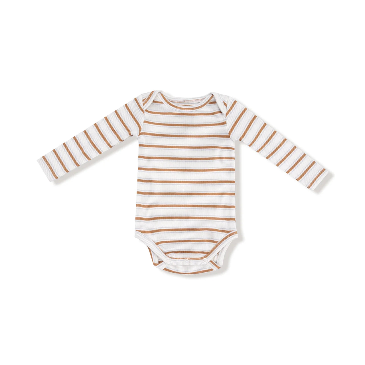 Vintage Brown Stripe Bodysuit