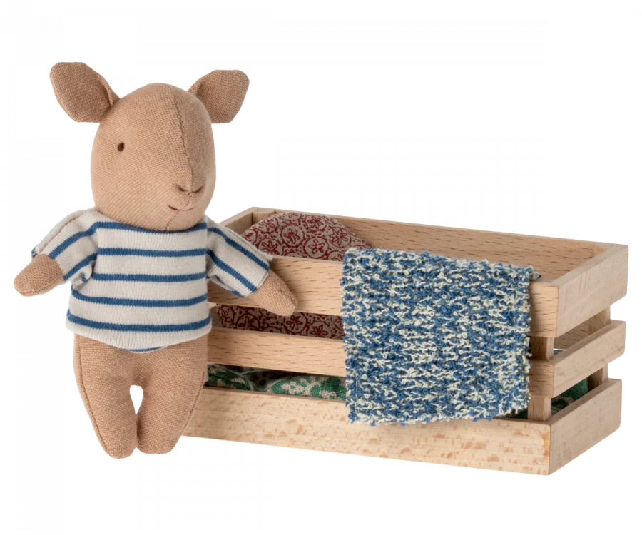 Maileg Pig in box - Baby Boy