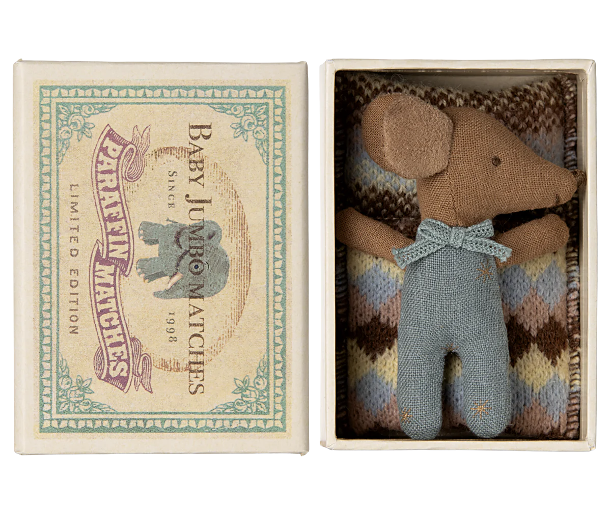 Sleepy Wakey, Baby Mouse - Blue S24