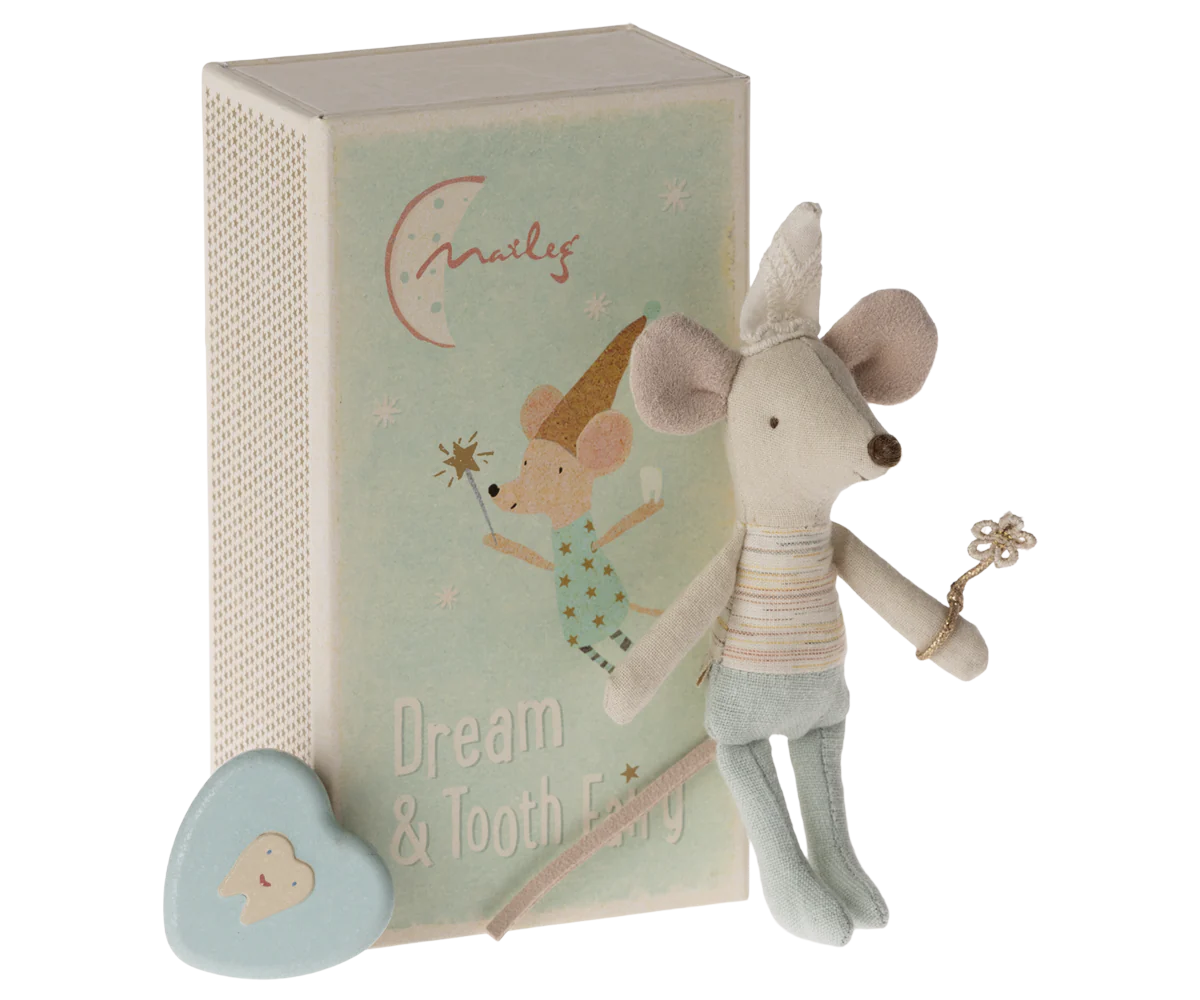 Tooth Fairy Mouse, LIttle Brother in Match Box