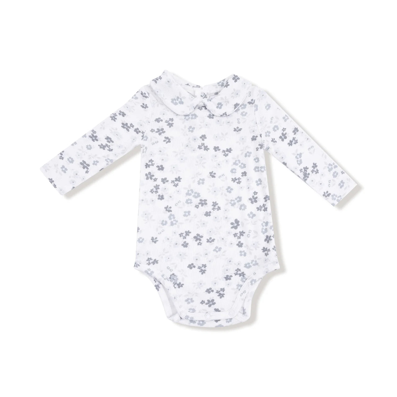 Caroline's Calico Peter Pan Collar Bodysuit