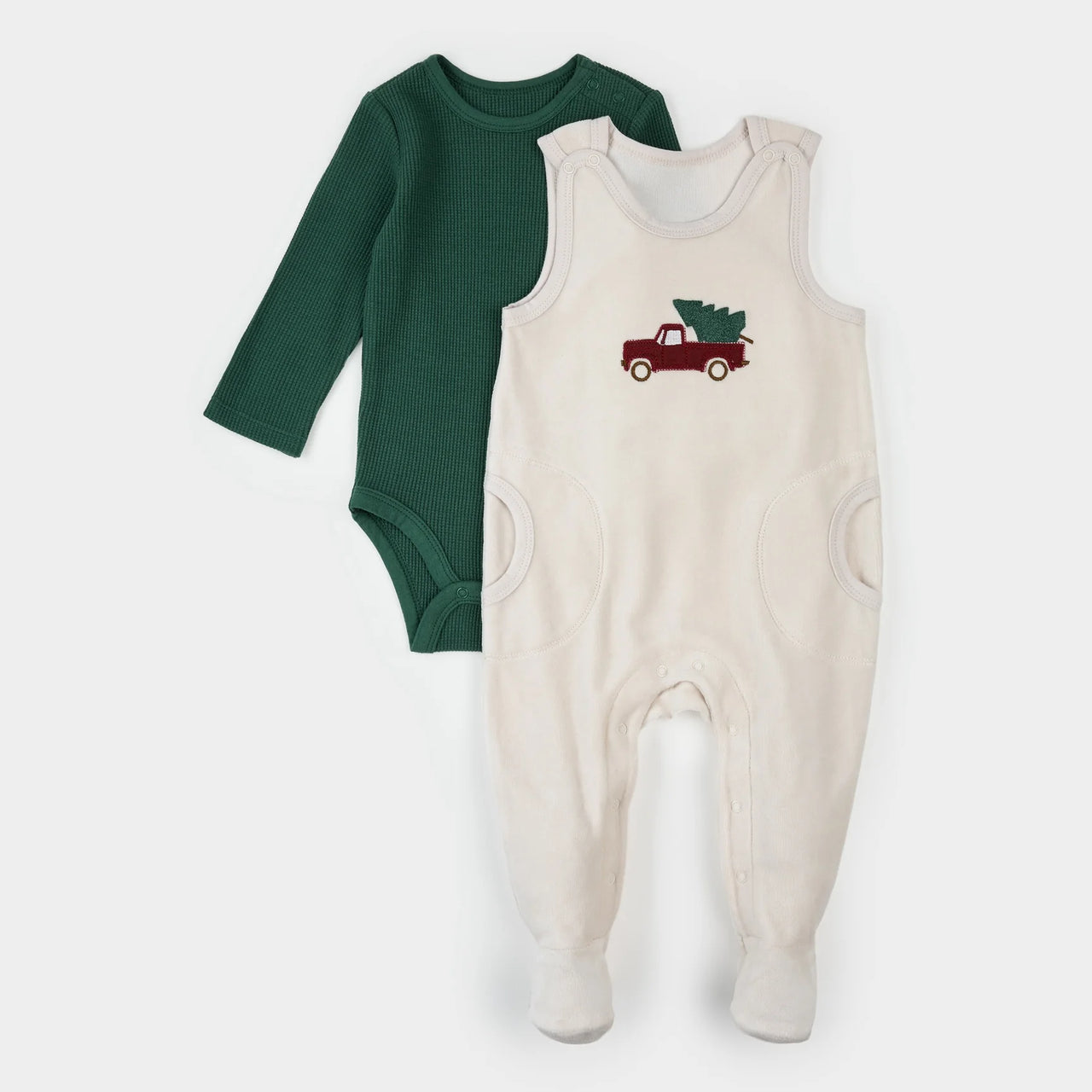 Festive Truck Overall Set