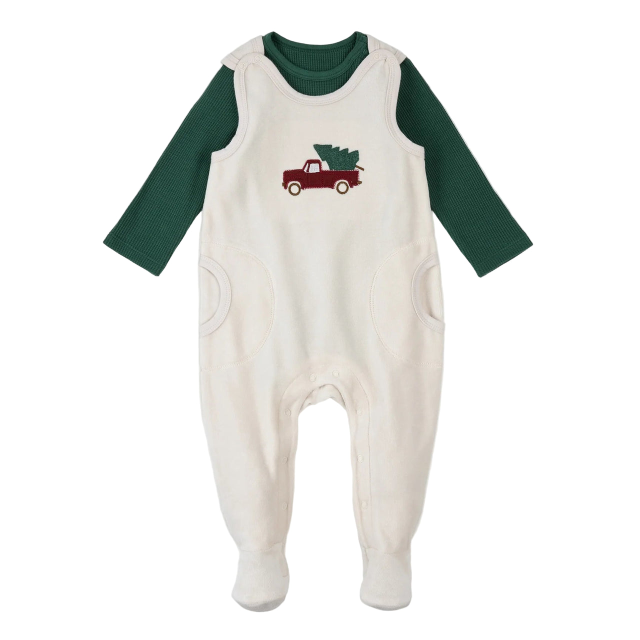 Festive Truck Overall Set