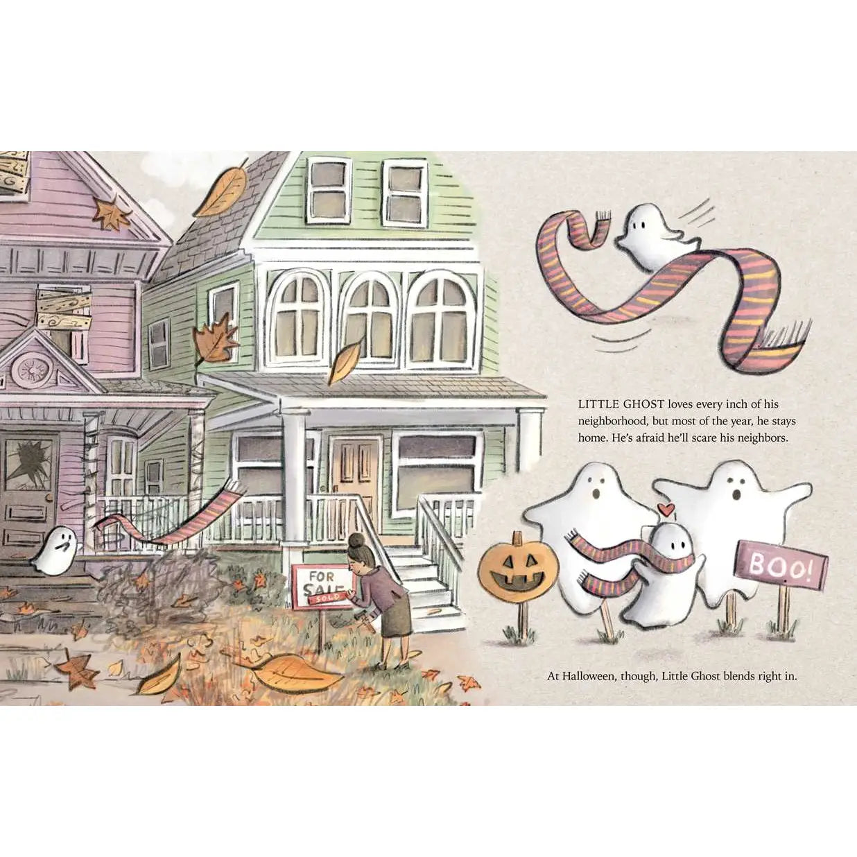 Little Ghost Makes A Friend By Maggie Edkins Willis