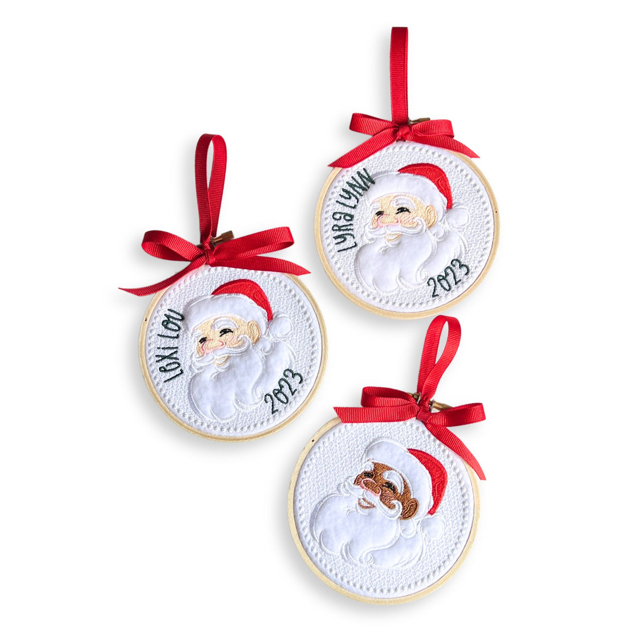 Custom Santa Ornament