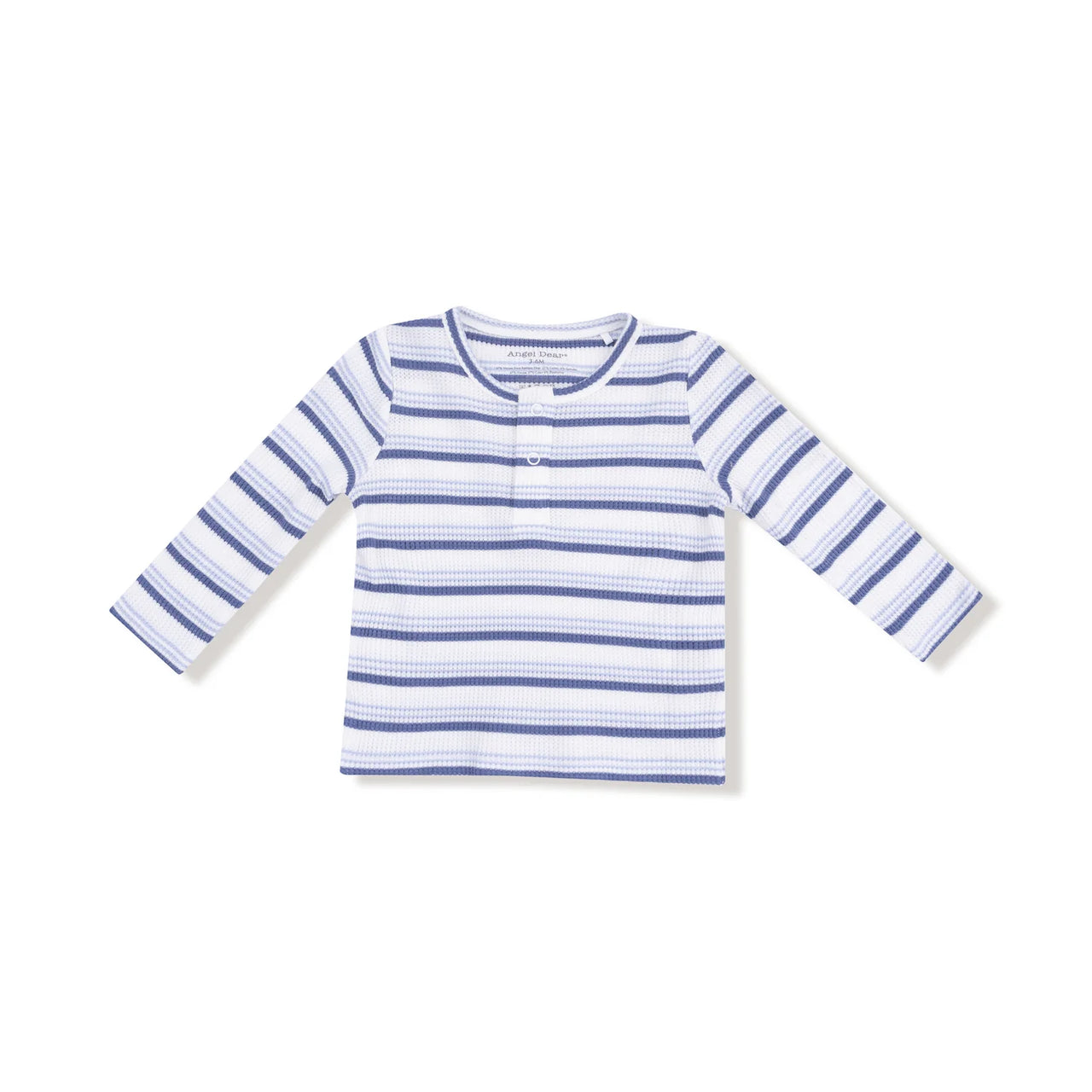Vintage Blue Stripe Henley