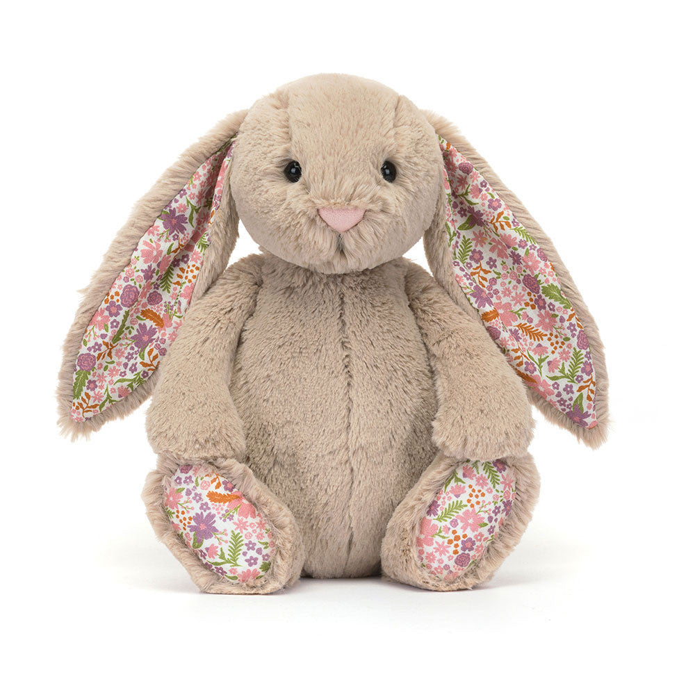 廃盤　新品　 Blossom Beige Bunny 青　花柄 Blossom Beige Bunny 'Petal' Original - Jellycat