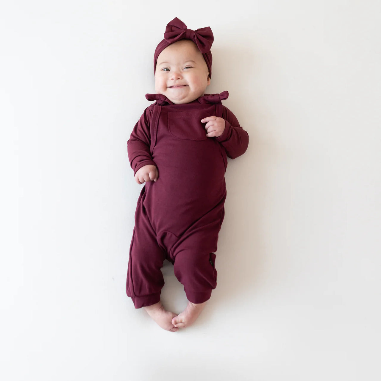 Bamboo Jersey Overall- Burgundy