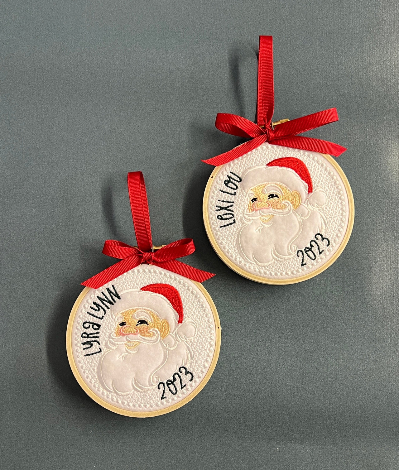 Custom Santa Ornament