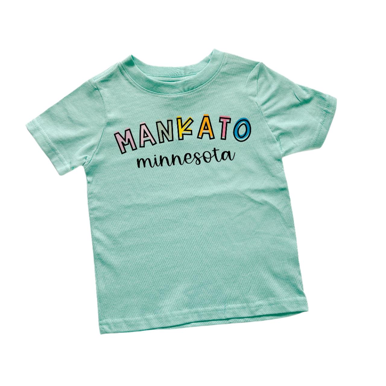 Mankato Graphic Tee- Aqua