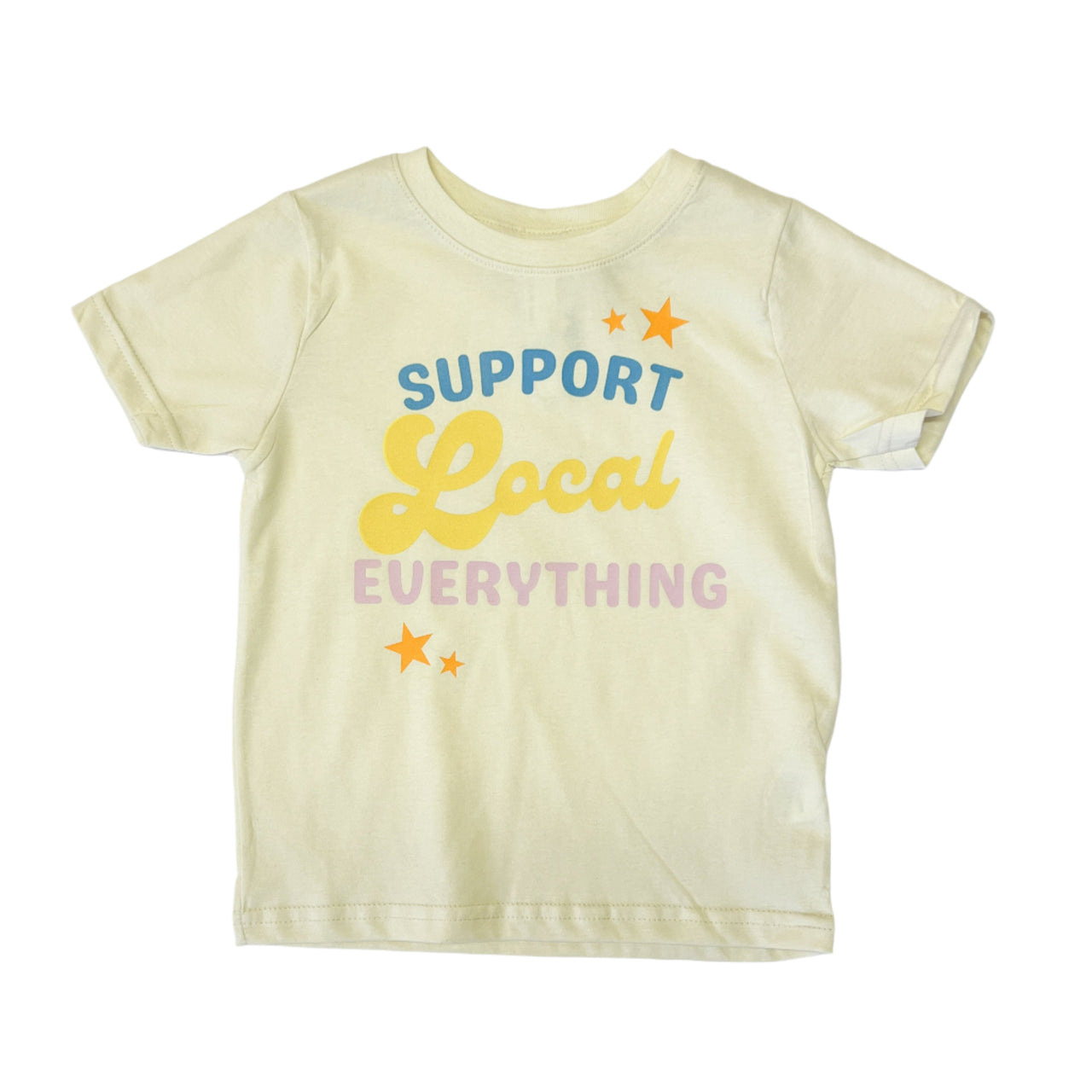 Support Local Everything Graphic Tee- Oat