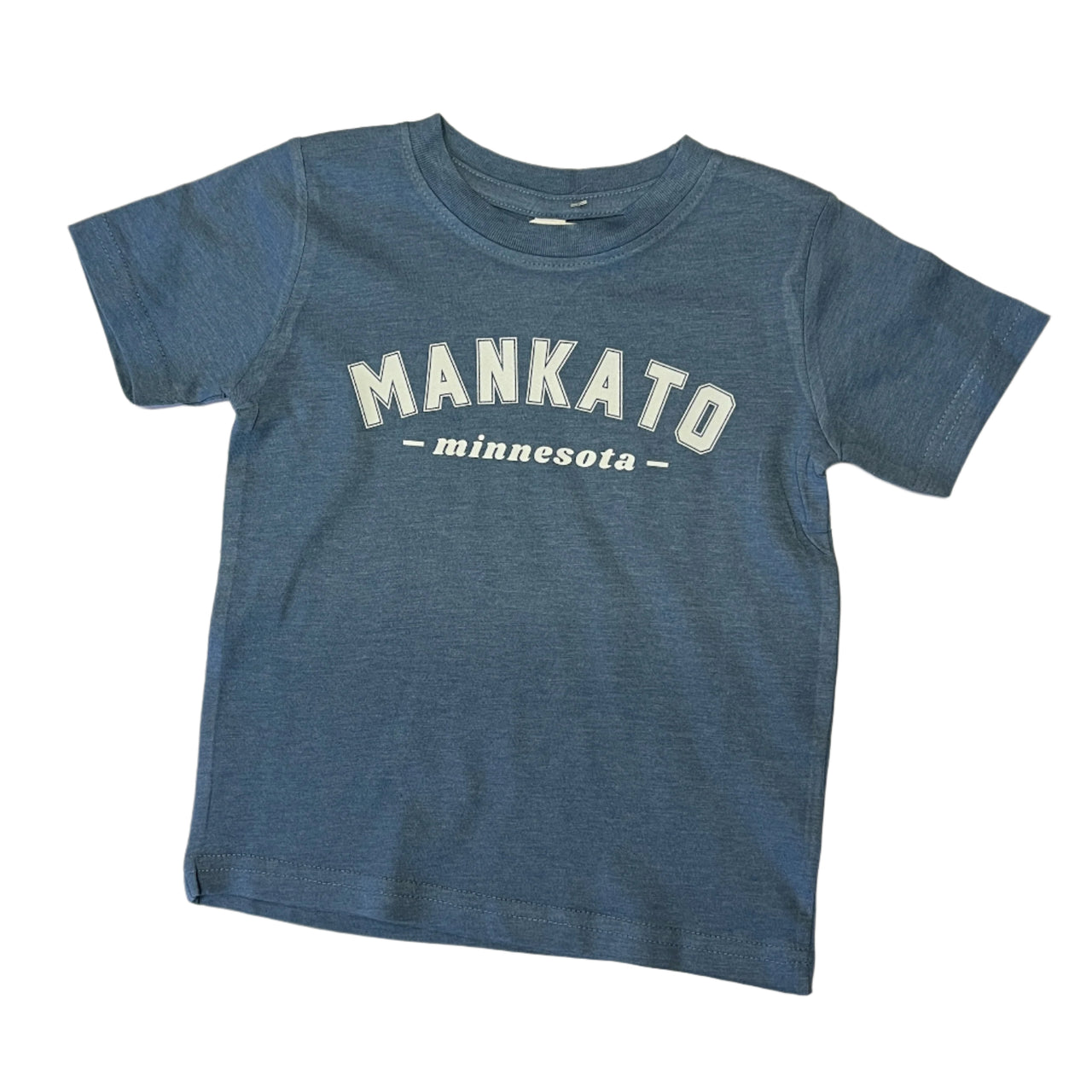 Mankato - Minnesota Graphic Tee - Vintage Blue