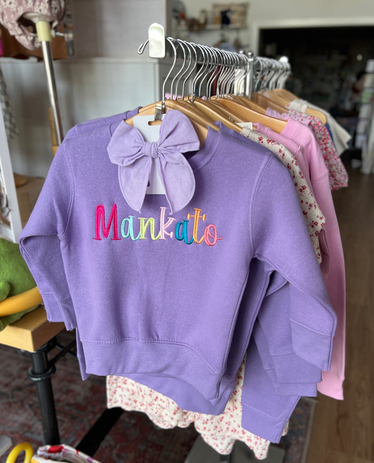 Mankato MN Violet Bright Sweatshirt