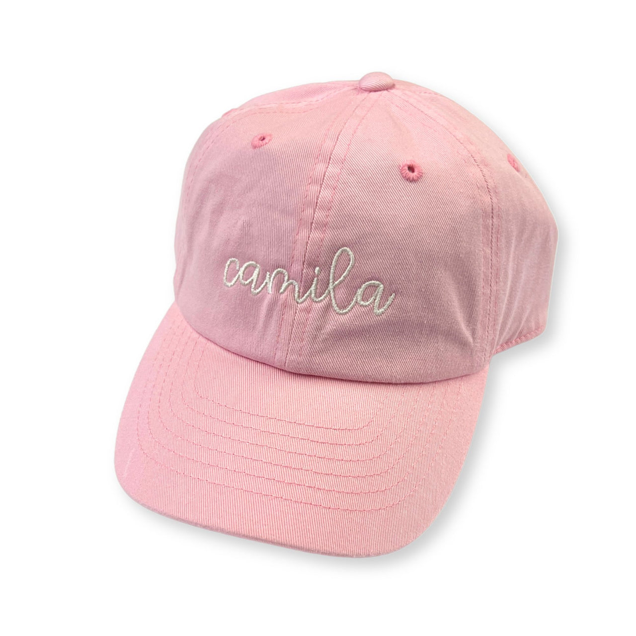 Custom Embroidered Kids Baseball Cap- Pink