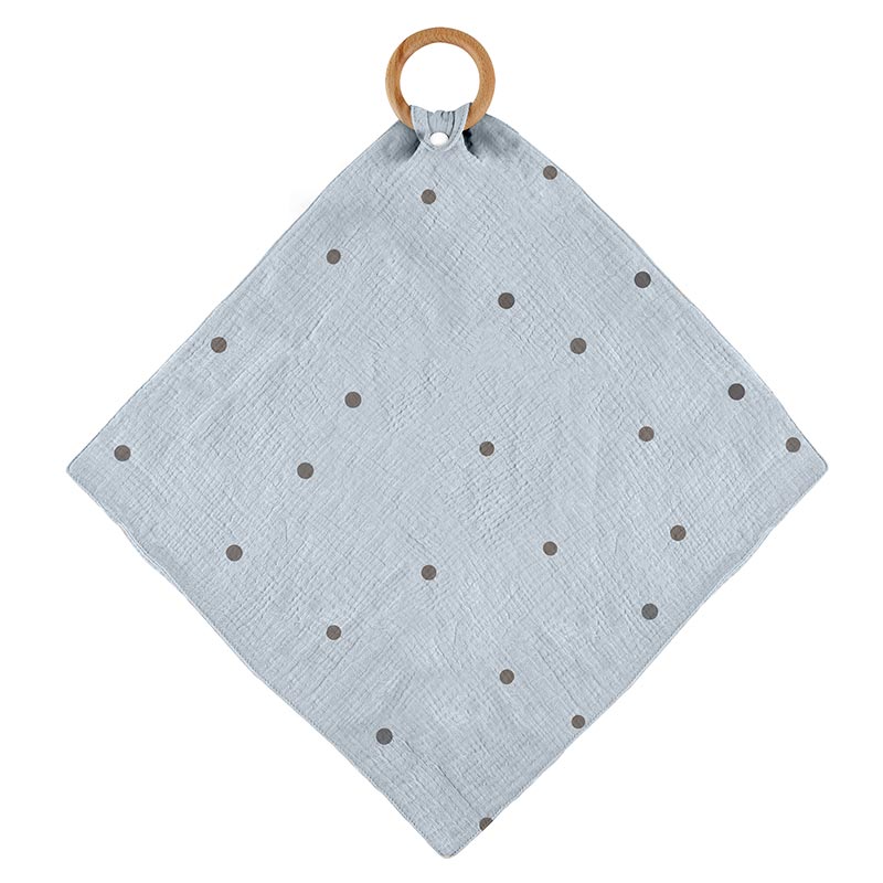 Mini Blankie Teether Dots
