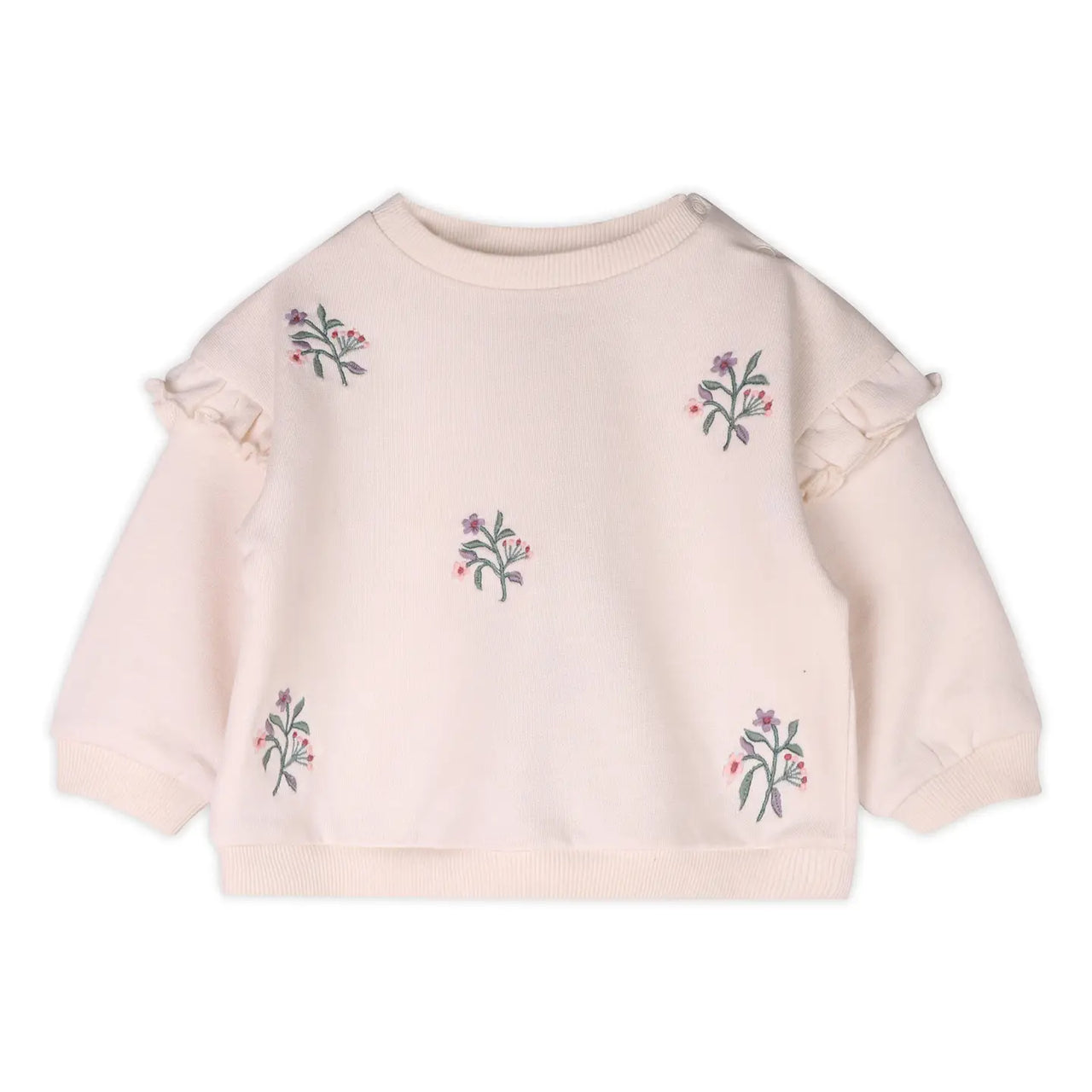 Organic Cotton Violet Bouquet Baby Sweatshirt & Legging Set