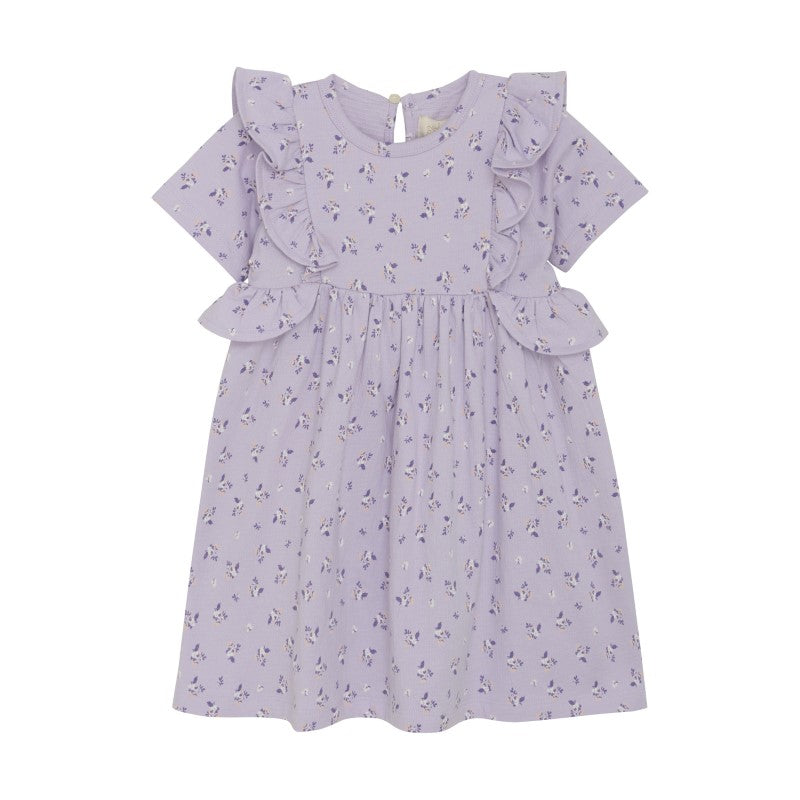 Orchid Petal Ruffle Dress