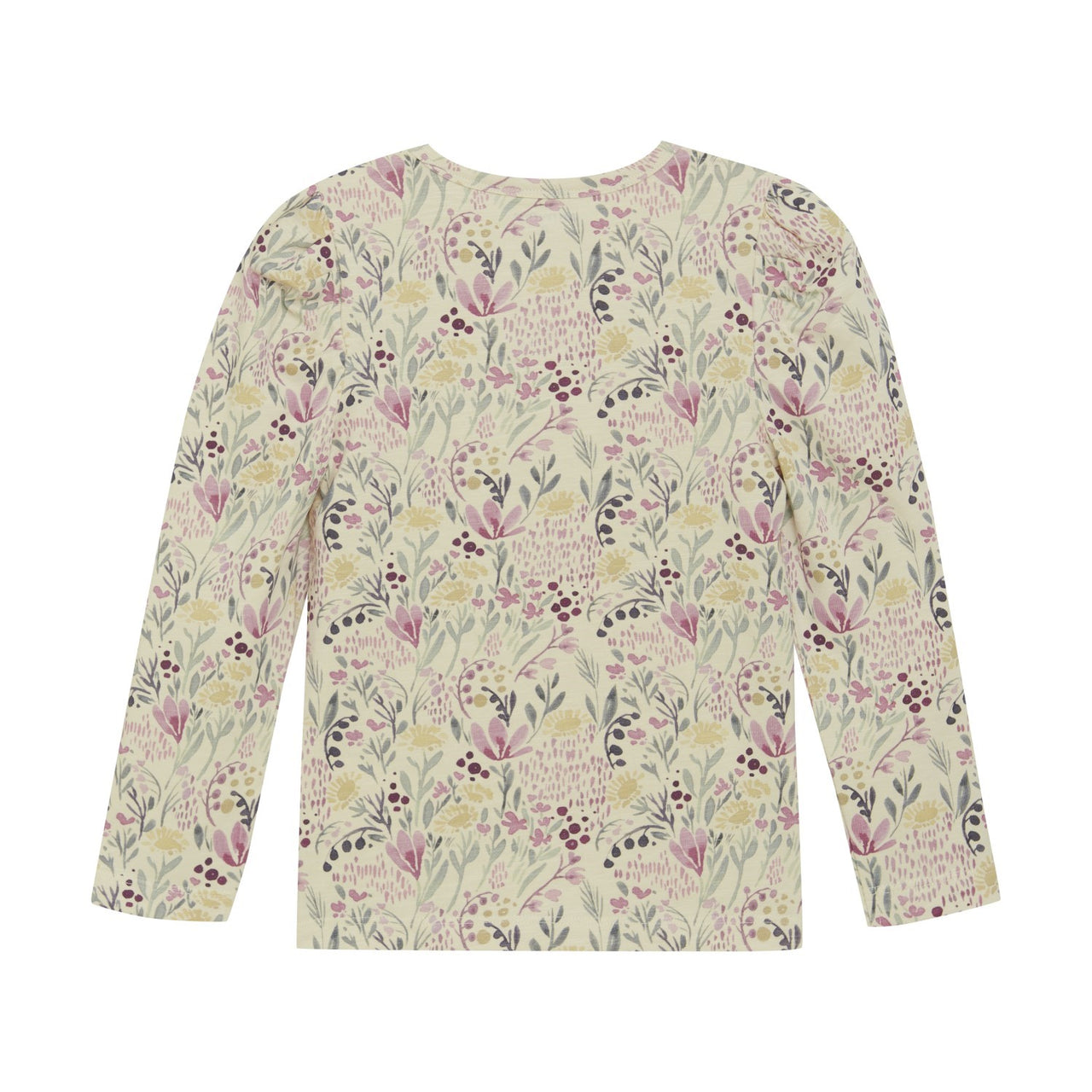 Floral Long Sleeve Tee in Sandshell