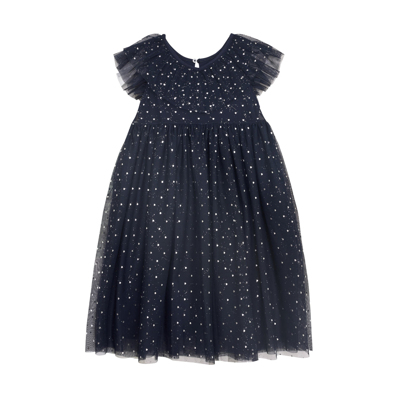 Black Iris Tulle Dress