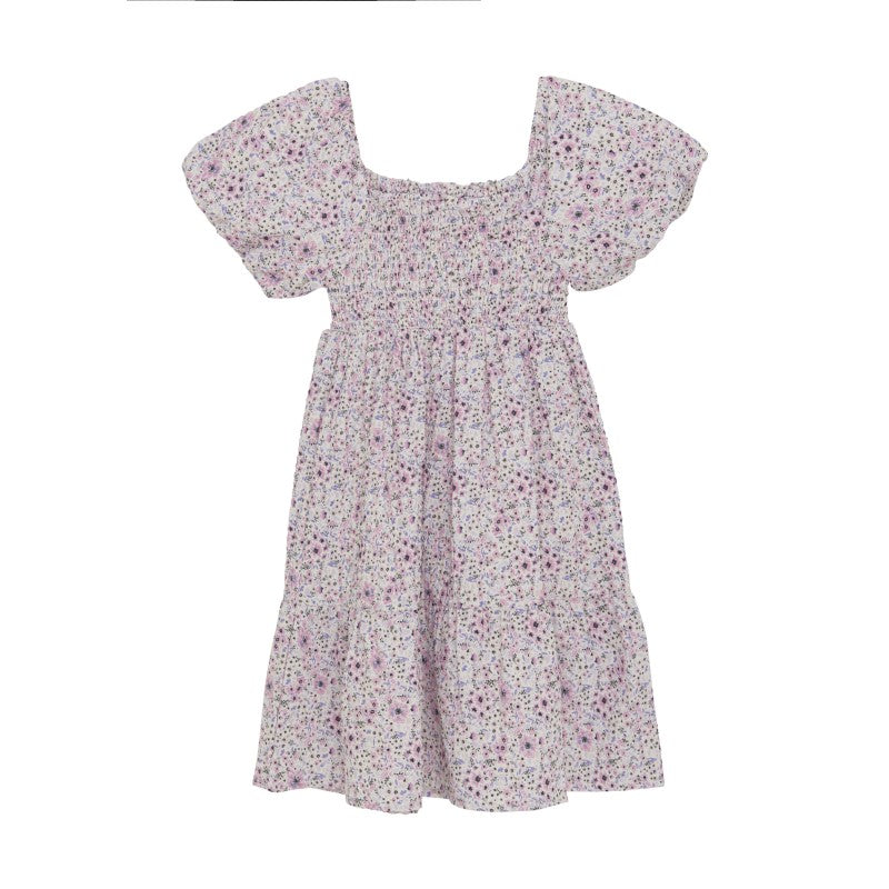 Floral Square Neck Dress