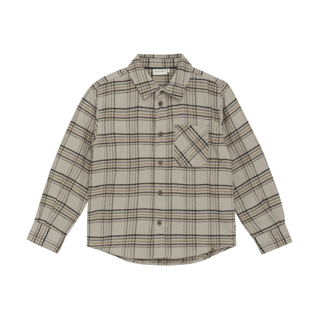 Oxford Tan Check Button Down