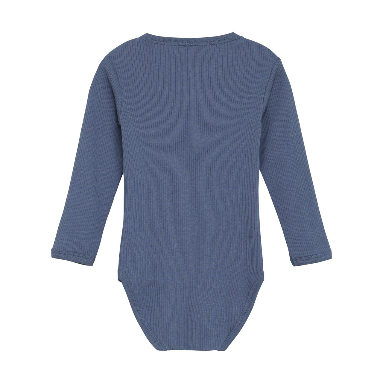 China Blue Ribbed Bodysuit