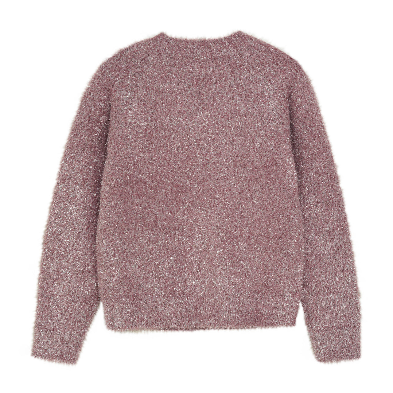 Crushed Berry Glitter Knit Sweater