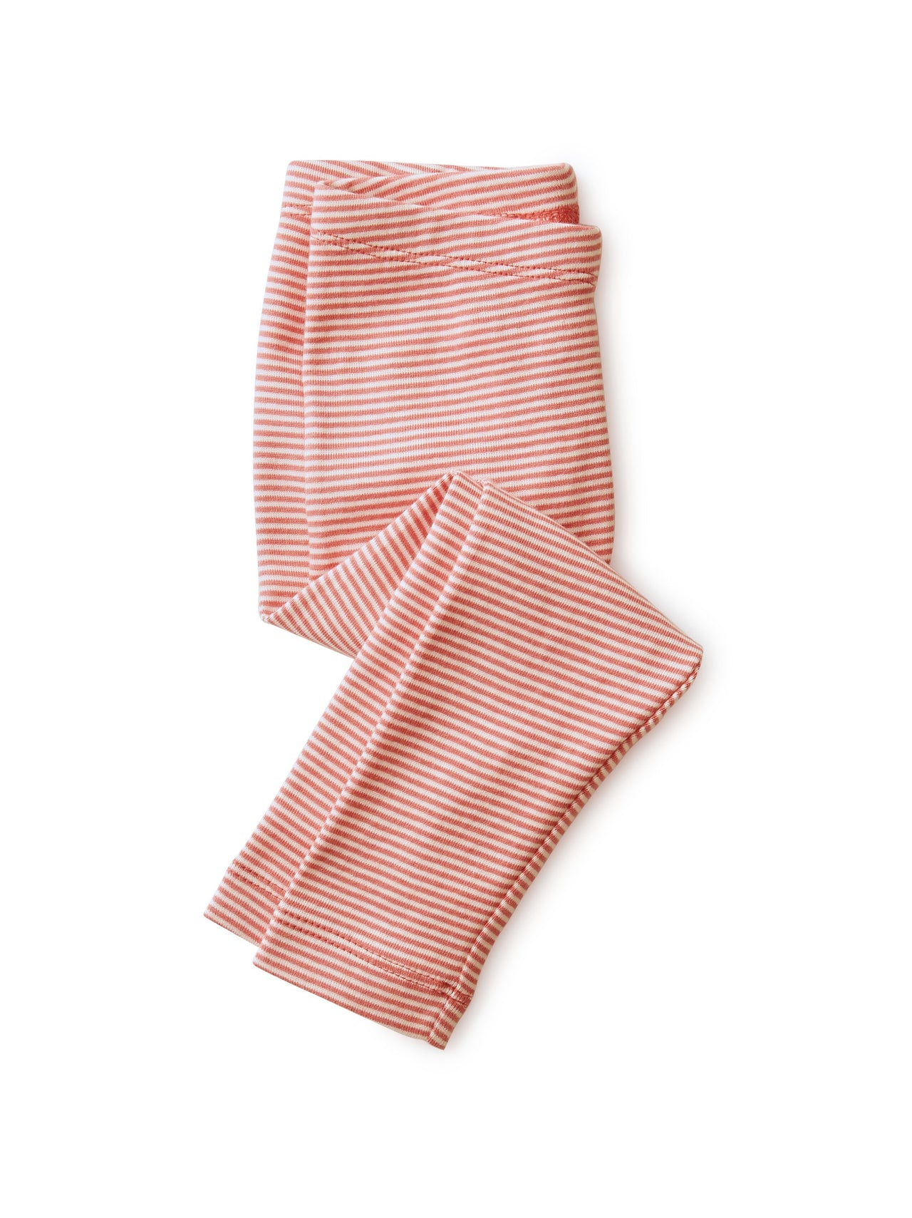 Striped Baby Leggings - Desert Rose