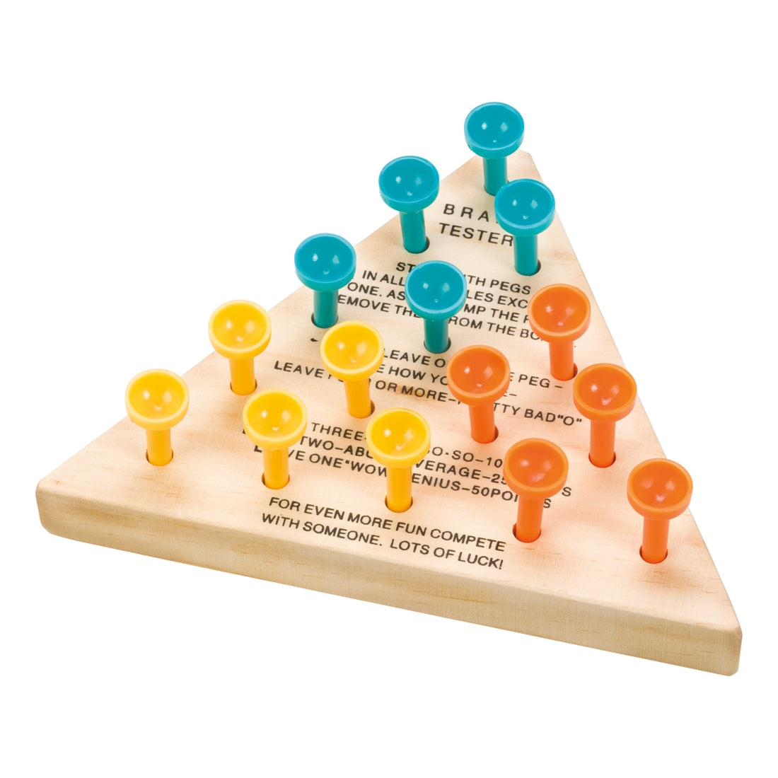 Travel Size Wooden Peg Game