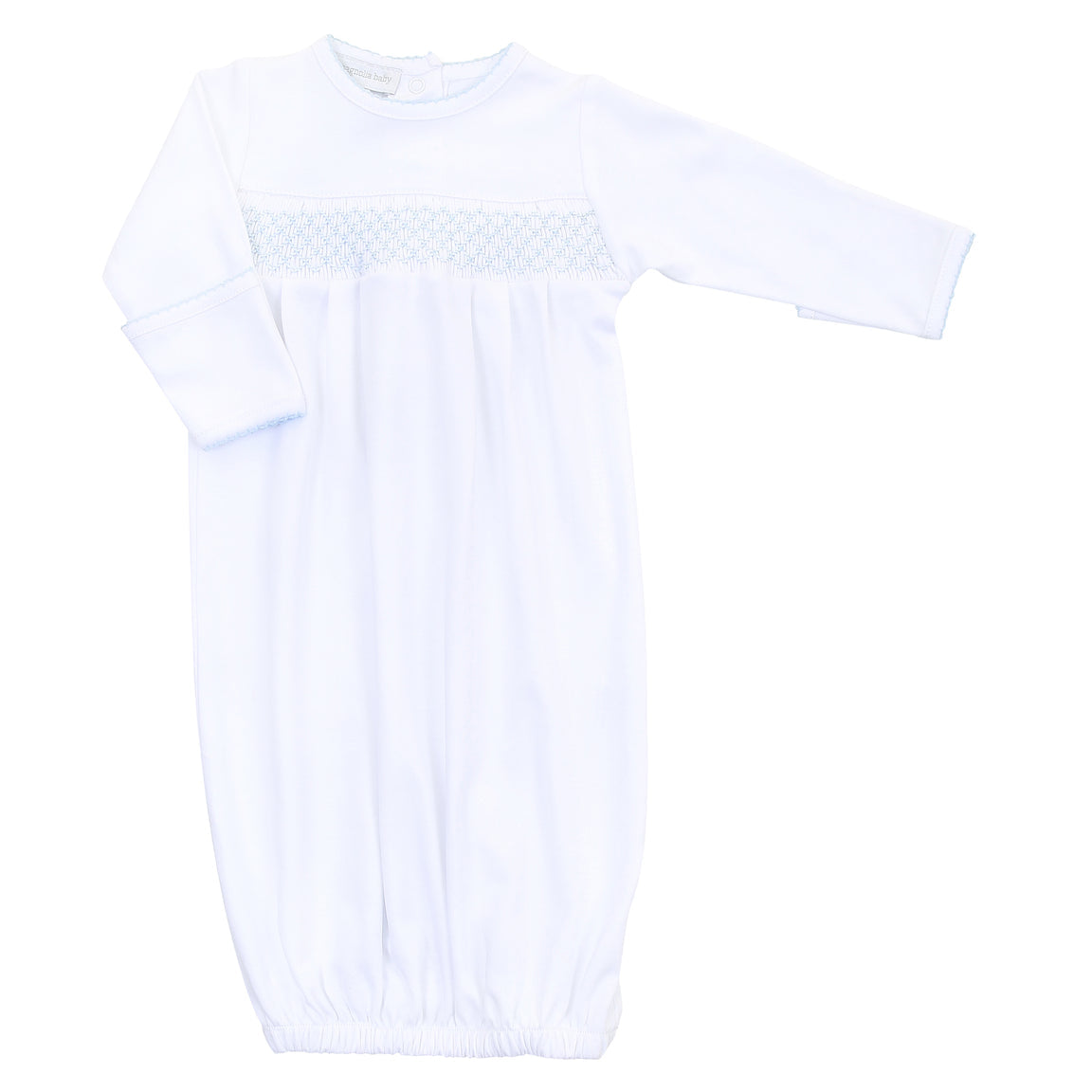 Light Blue Smocked Gown
