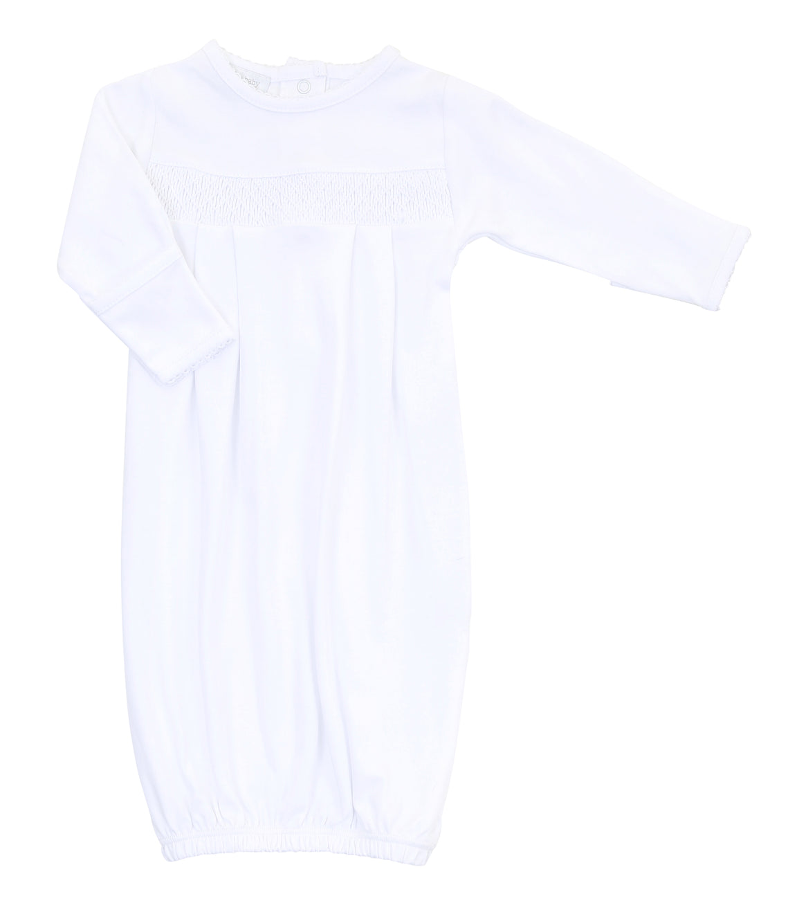 White Smocked Gown