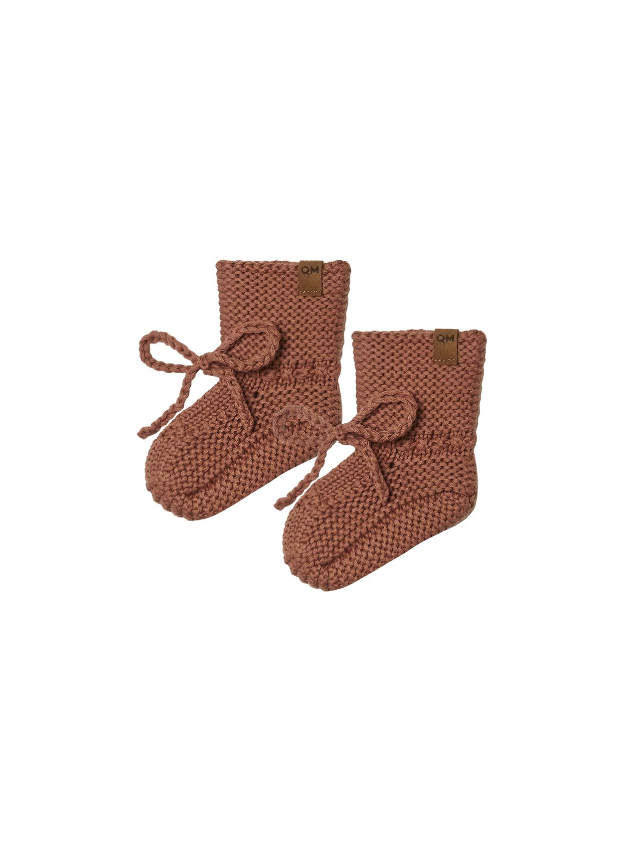 Knit Booties- Clay