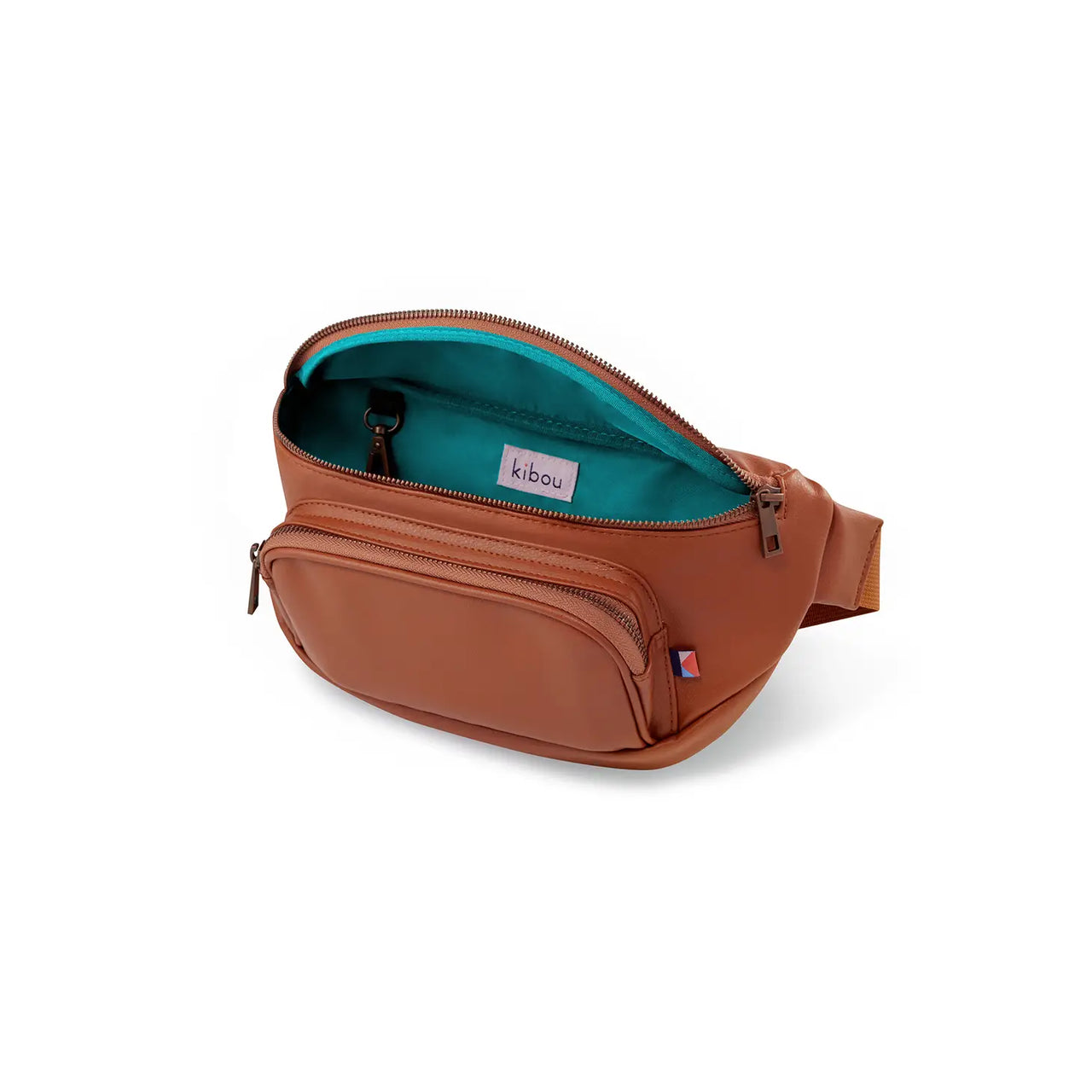 Kibou Diaper Belt Bag -Brown Vegan Leather