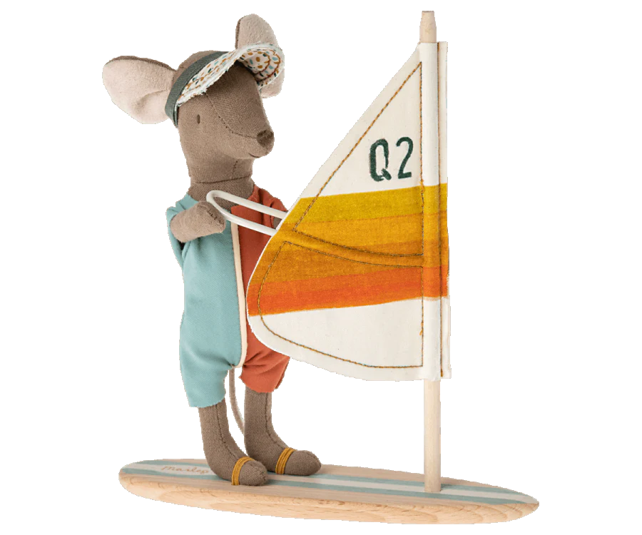 Maileg Beach Mice - Big Brother Surfer