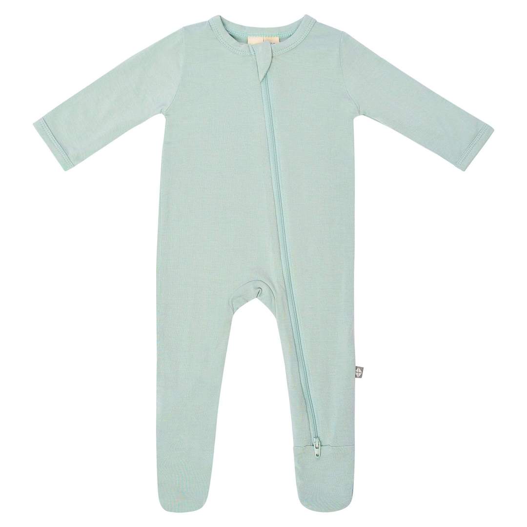Zippered Footie - Sage