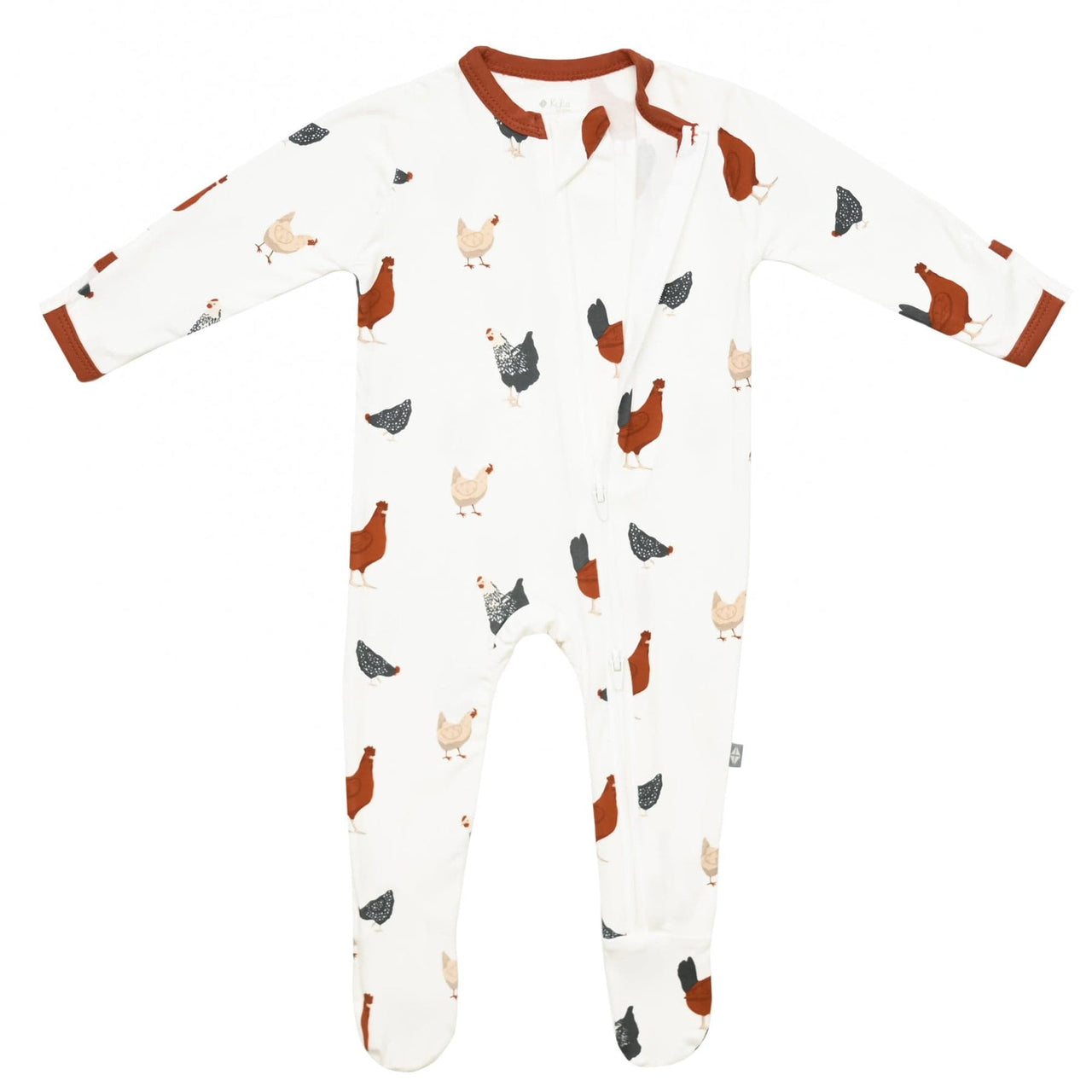 Zippered Footie- Chick