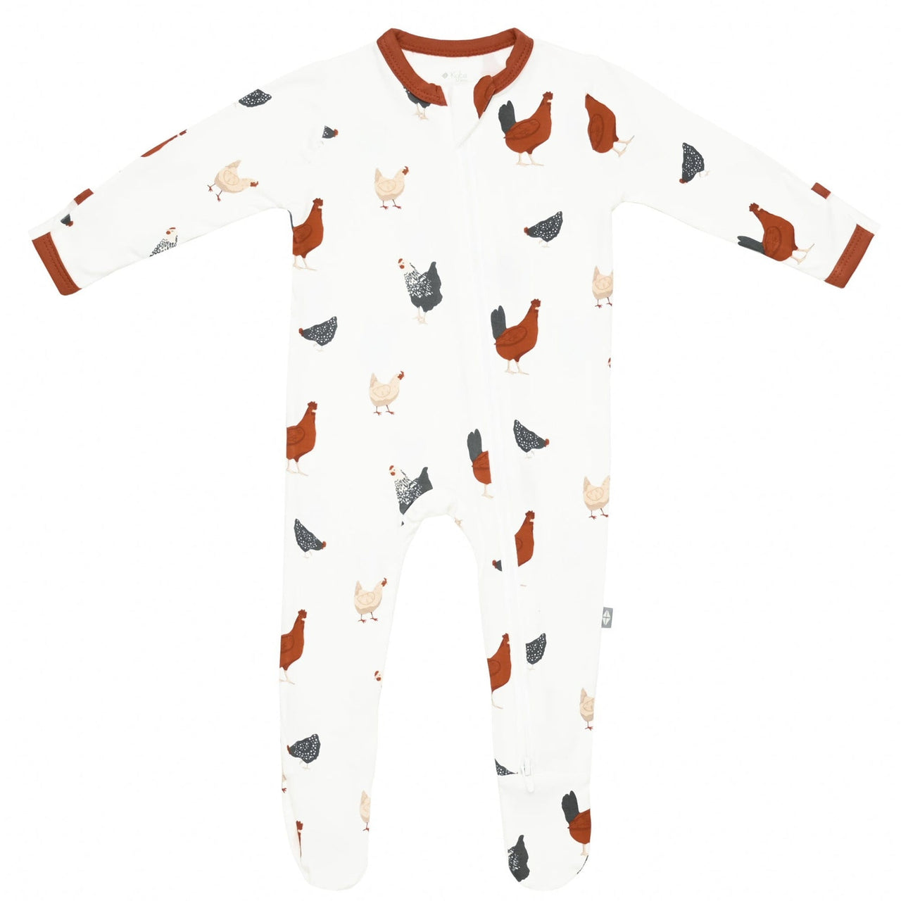 Zippered Footie- Chick
