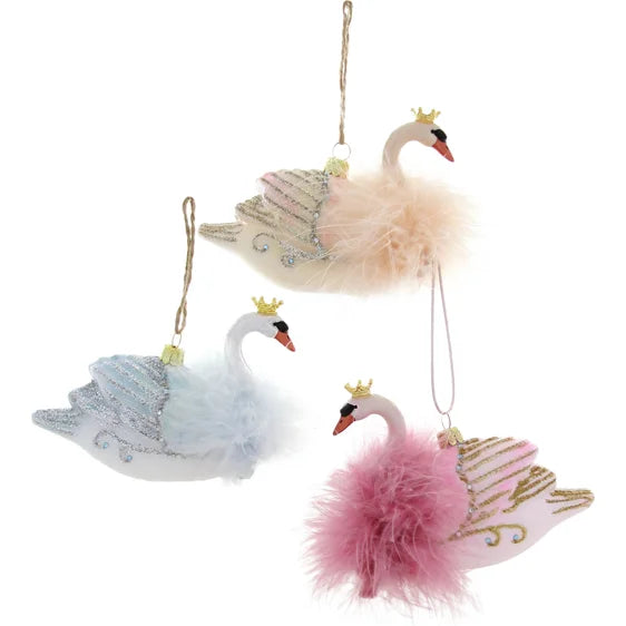 Crowned Swan Ornament