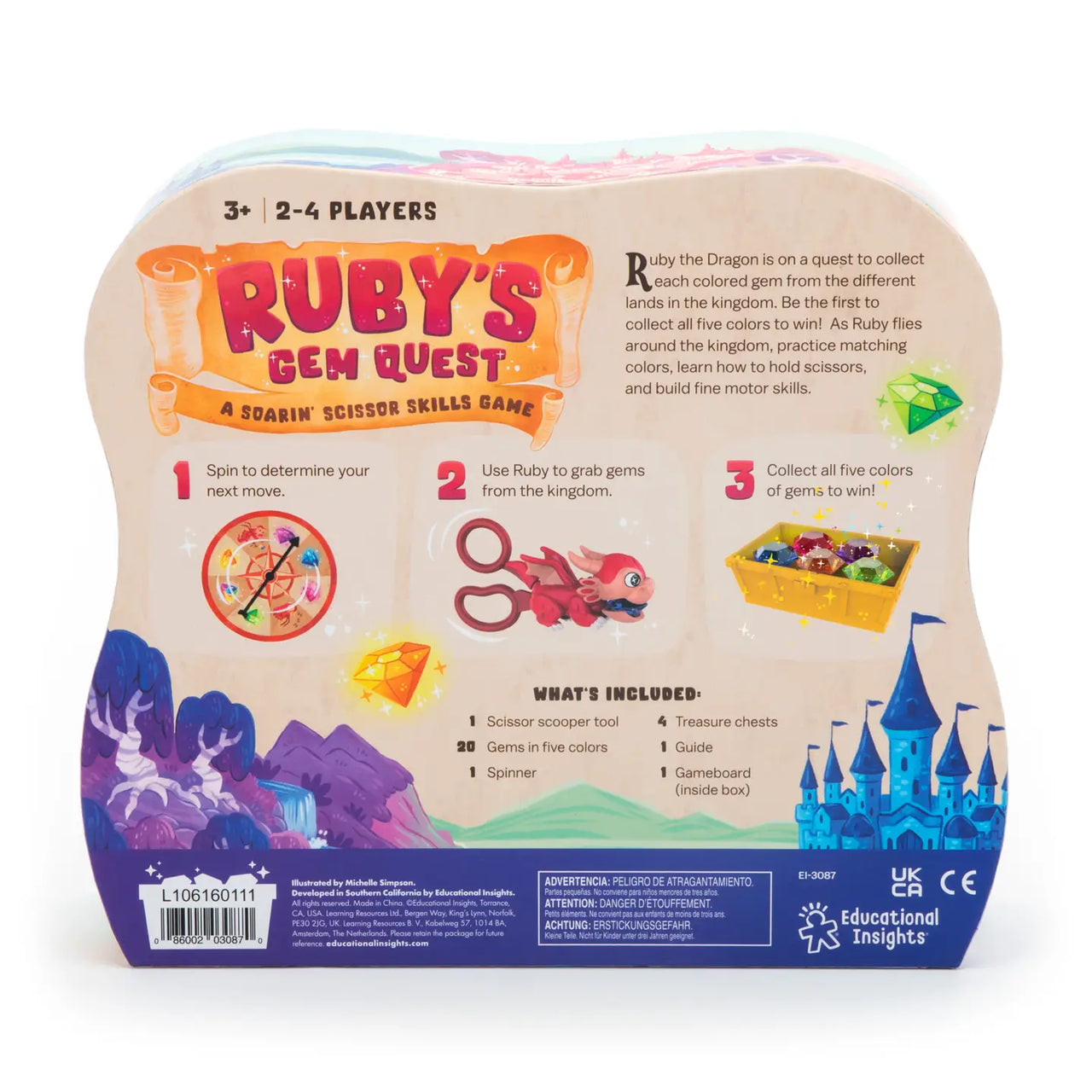 Ruby's Gem Quest, A Soarin' Scissor Skills Game