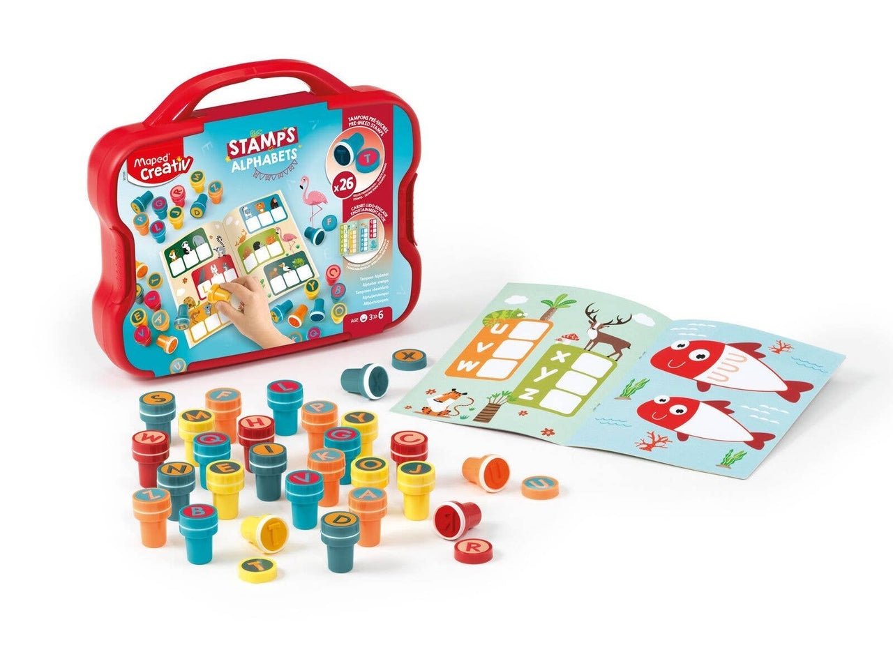 Creativ Learn the Alphabet Stamps 27 Piece Kit