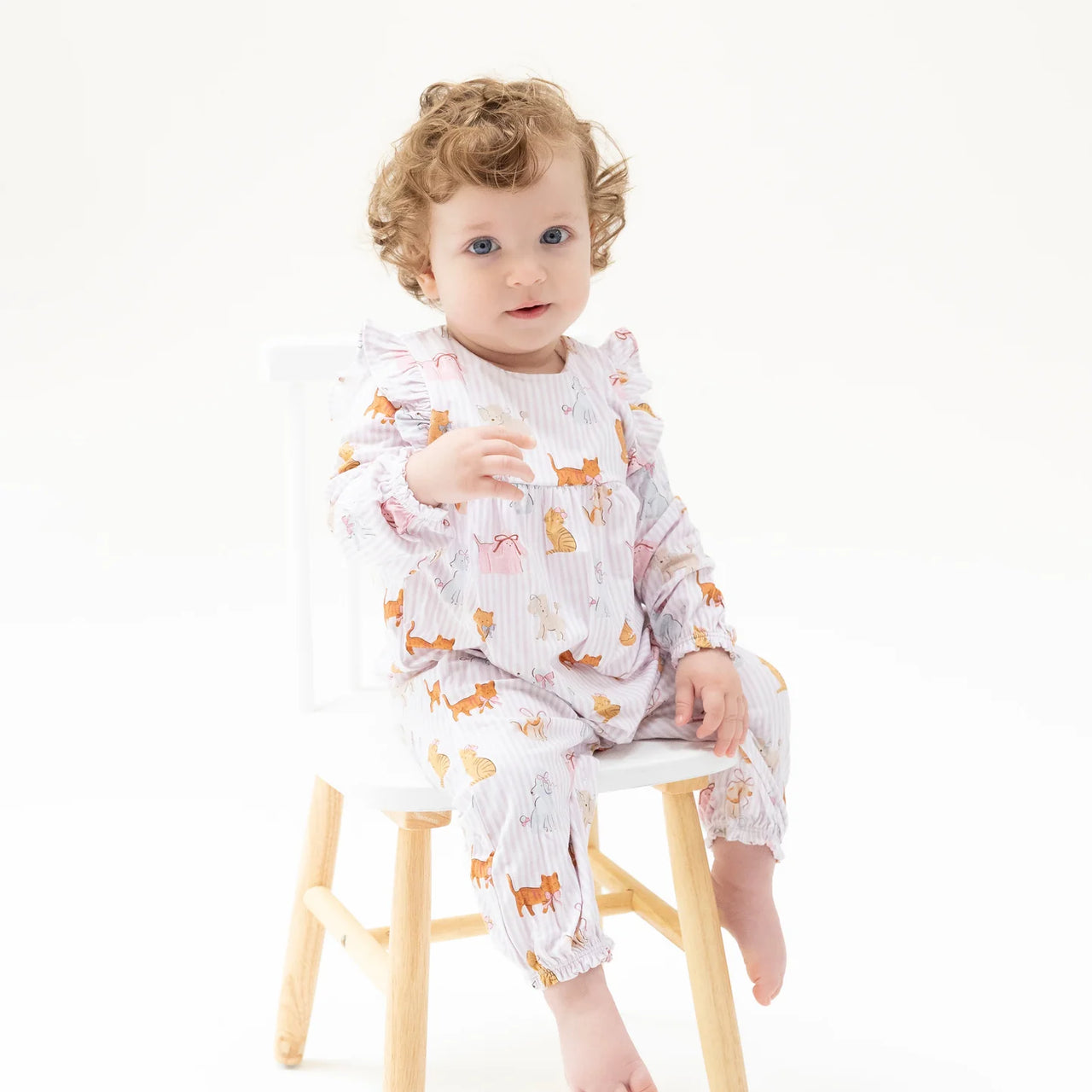 Fancy Pets Ruffle Sleeve Romper