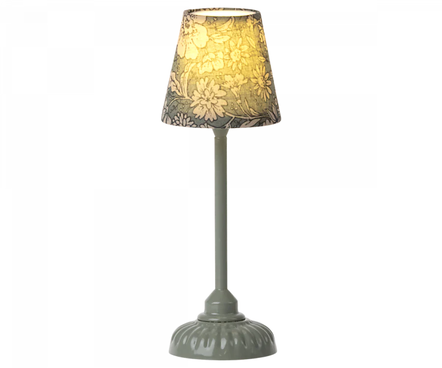 Vintage Floor Lamp, Small- Dark Mint
