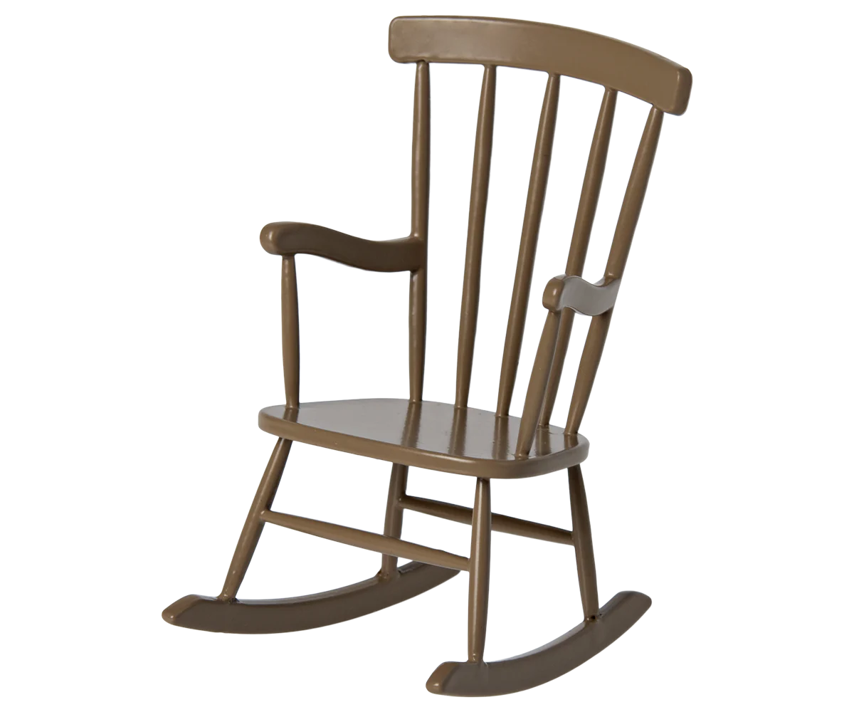 Maileg Rocking Chair - Light Brown - Mouse