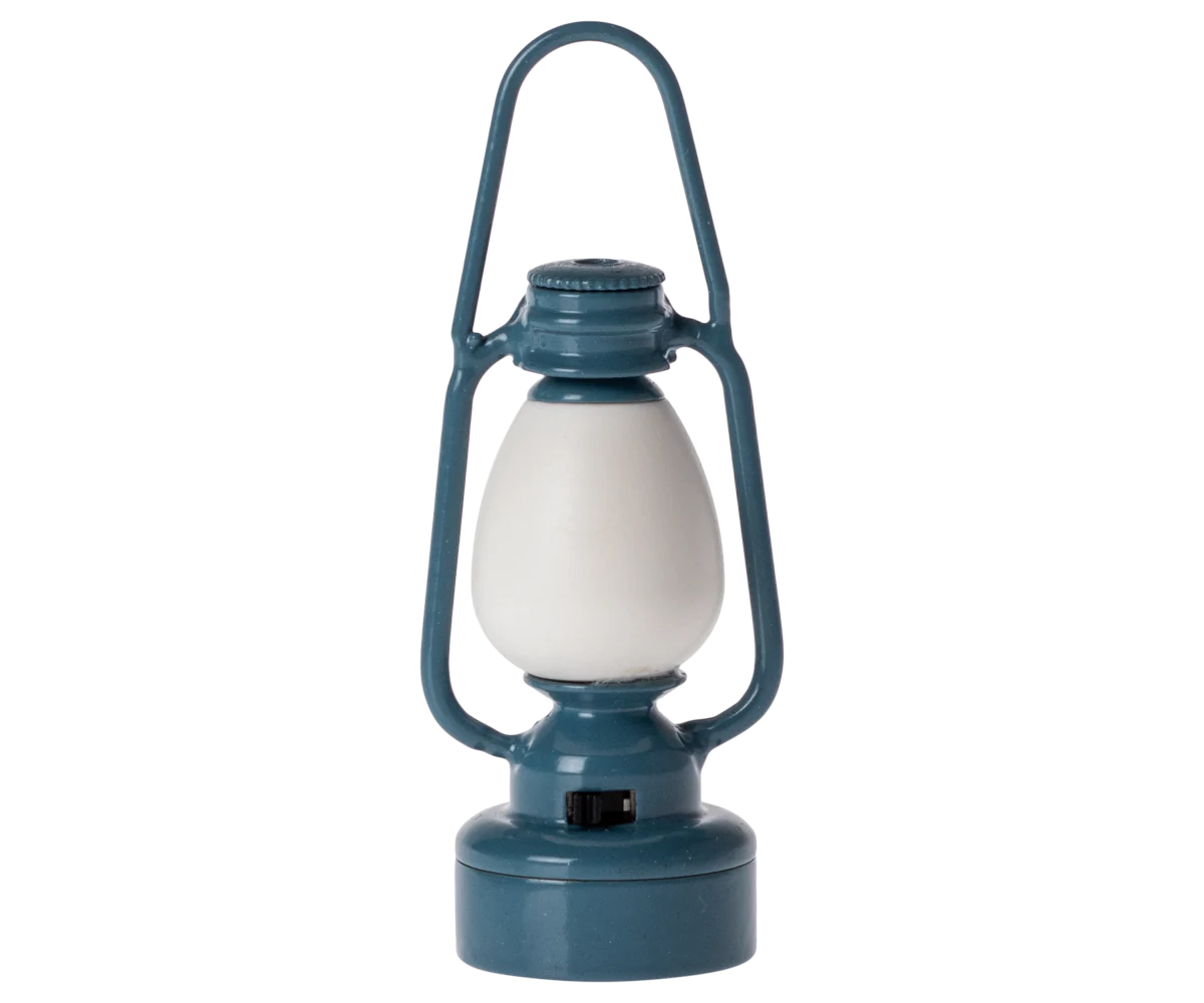 Vintage Lantern, Mouse- Blue