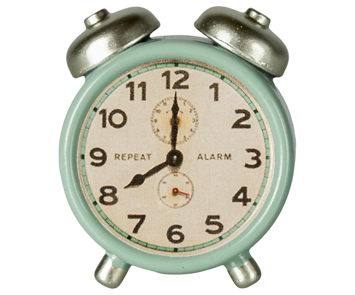 Alarm Clock, Mouse- Mint