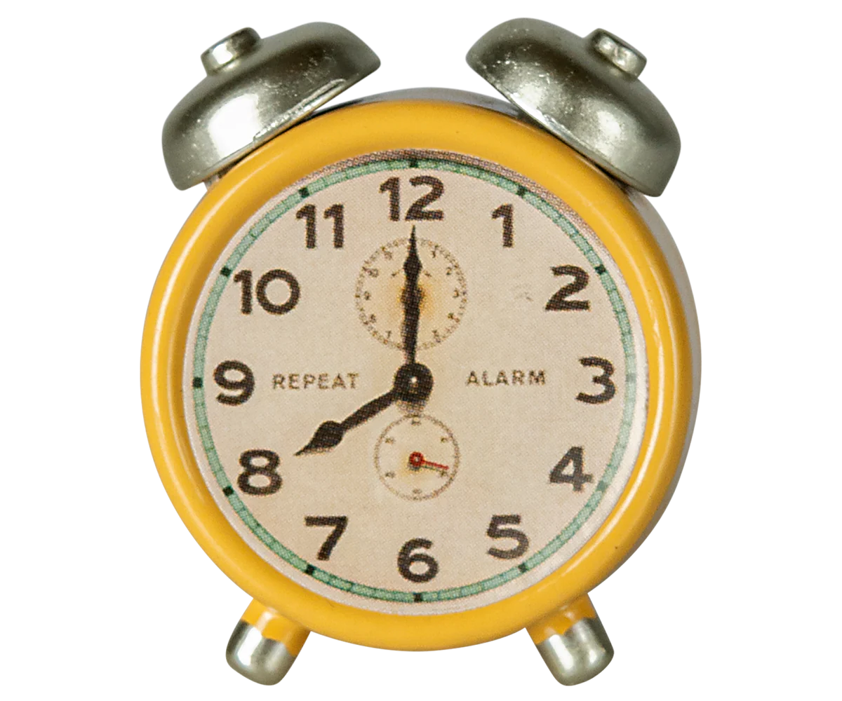 Alarm Clock, Mouse- Yellow