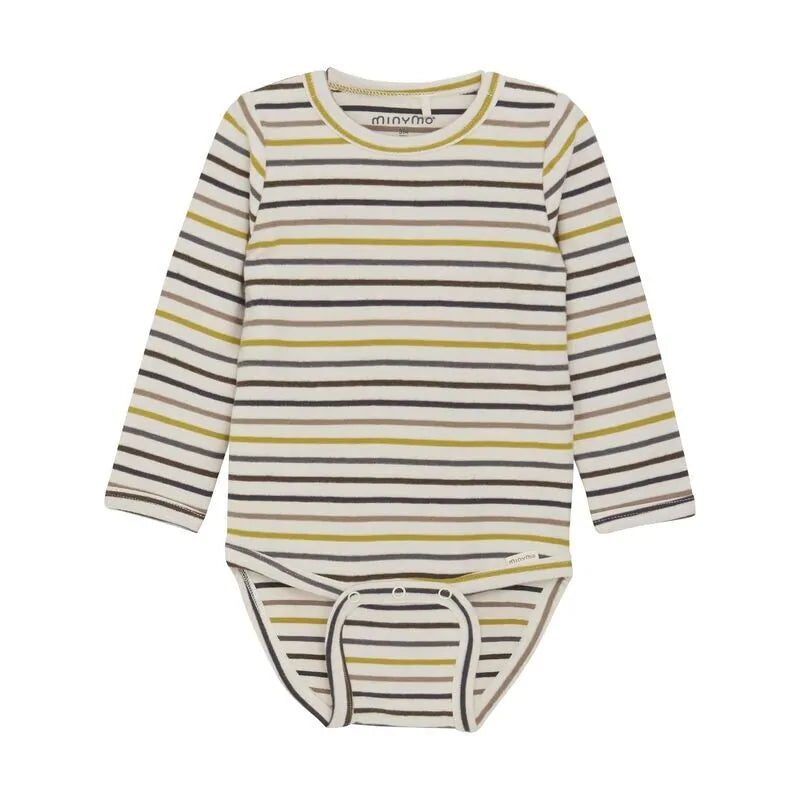 Striped Bodysuit in Moonbeam